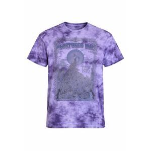 Fleetwood Mac Peacock Graphic Tie Dye Tee Tour 1970 Size Small